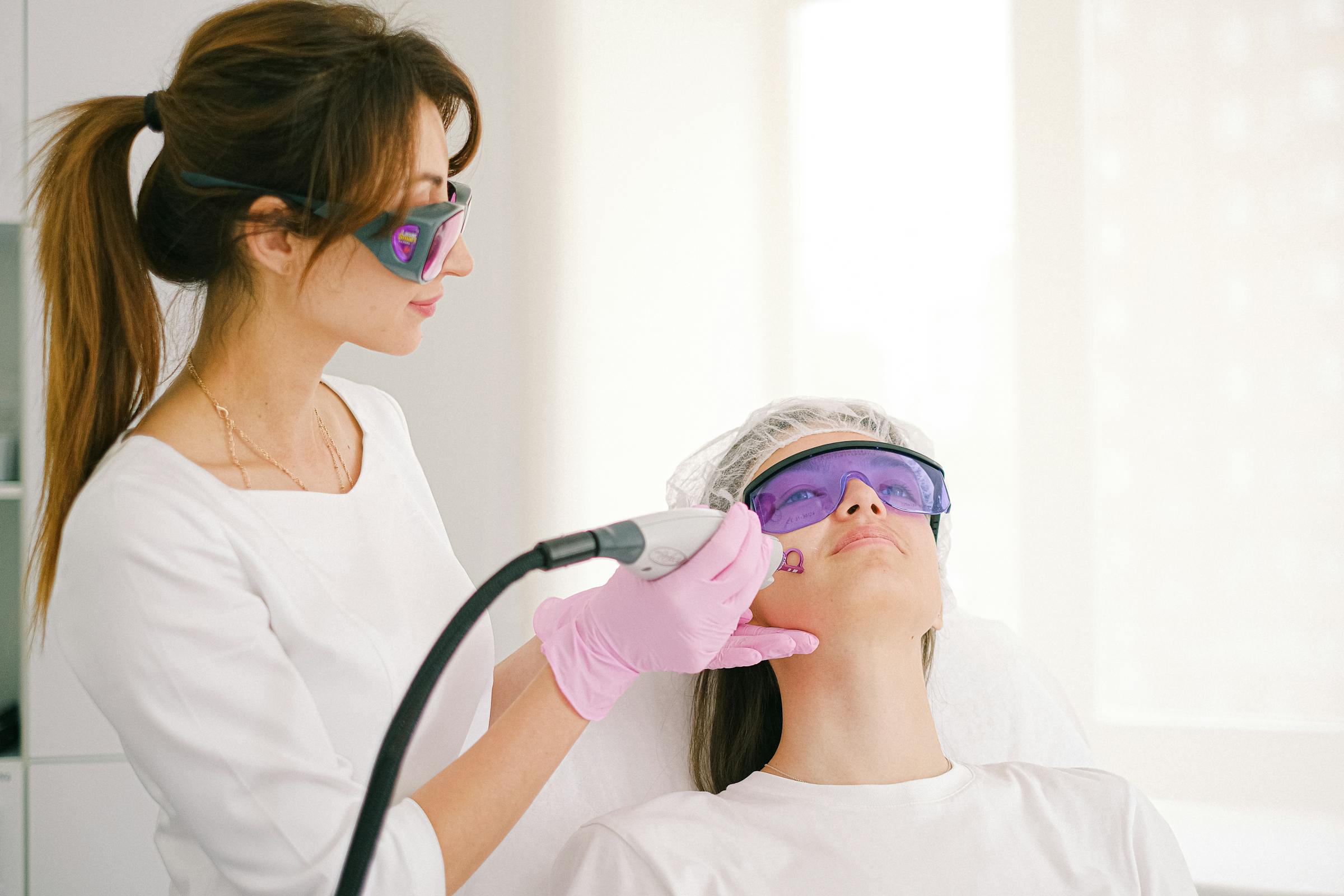 Laser facial treatment at Squishy Skin